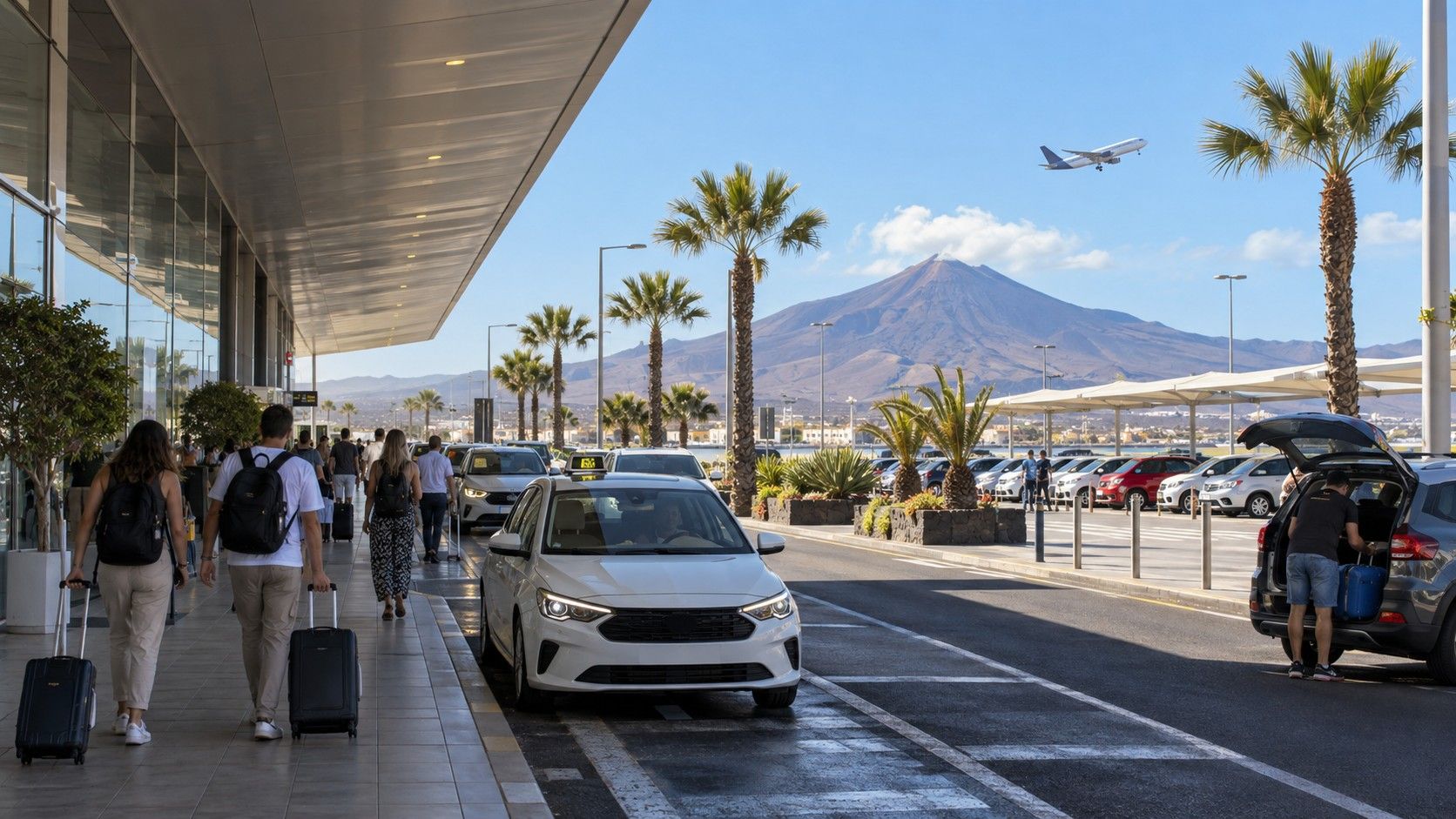 Arrival area at Tenerife South Airport