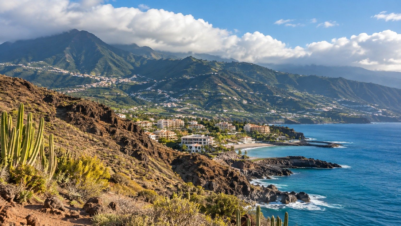 Tenerife coast and mountain weather